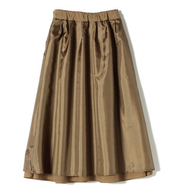 SHIPS for women「〈手洗い可能〉ライト タフタ タック フレア スカート」|スカート|
