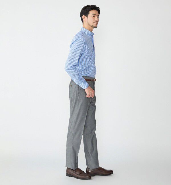 SHIPS「SHIPS: イタリアン ボタンダウン パナマ ギンガムチェック シャツ」|シャツ・ブラウス|