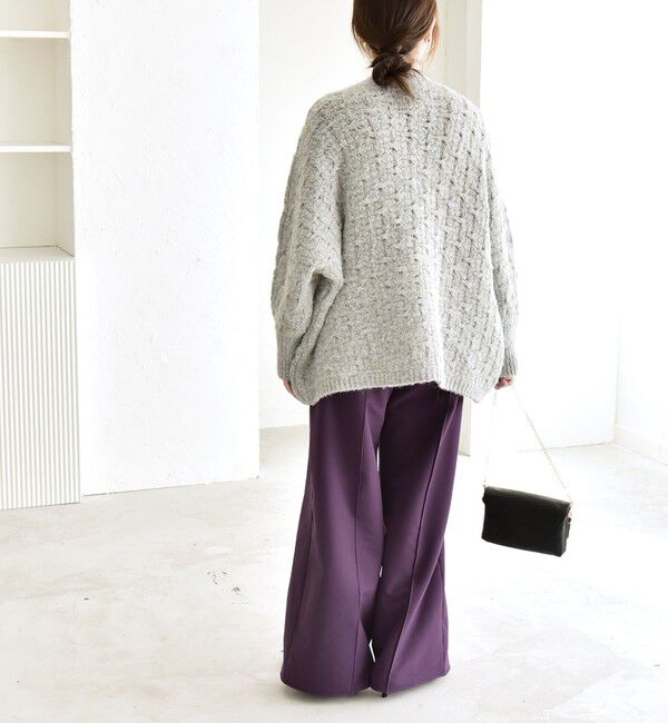 quaranciel「quaranciel:〈洗濯機可能〉ピンタック ウォーム ワイド パンツ」|その他|