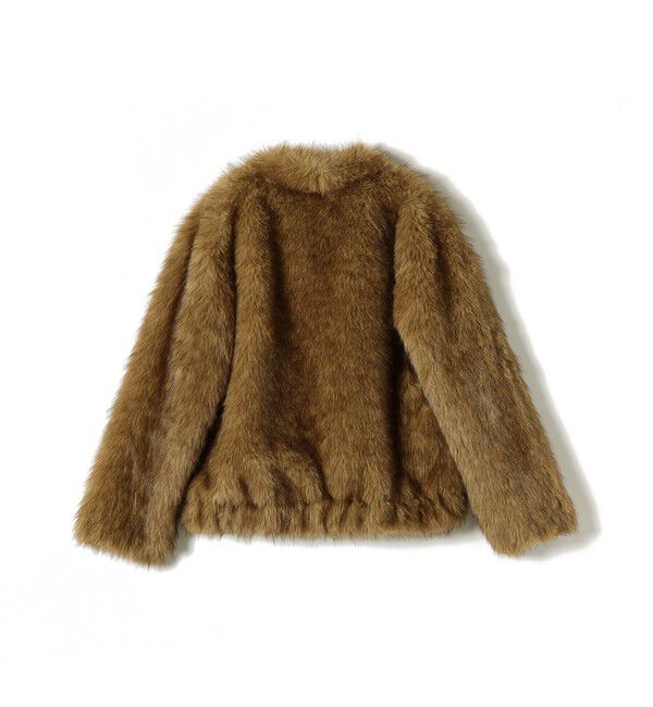 SHIPS for women「フェイク ファー コクーン ブルゾン」|その他|