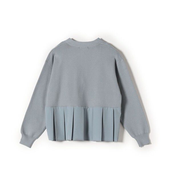 SHIPS Colors 「SHIPS Colors:〈手洗い可能〉ヘムプリーツ Vネック カーディガン」|カーディガン|