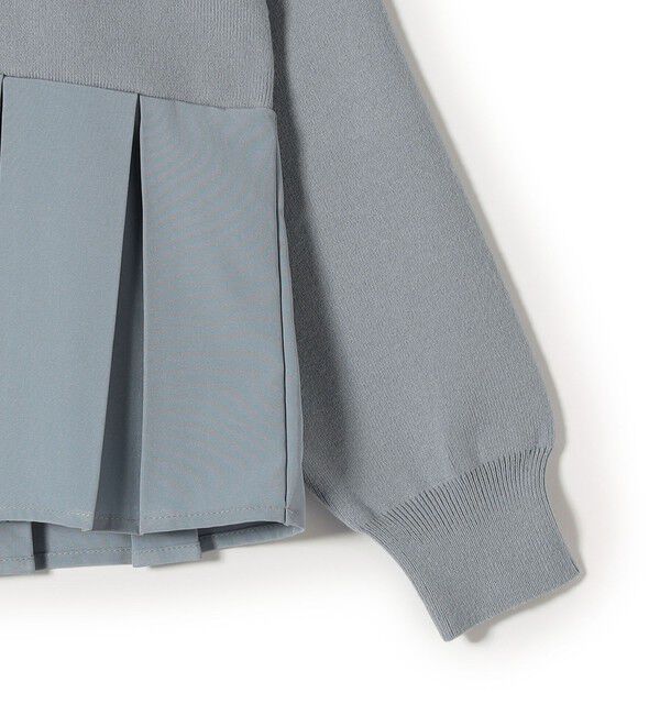 SHIPS Colors 「SHIPS Colors:〈手洗い可能〉ヘムプリーツ Vネック カーディガン」|カーディガン|