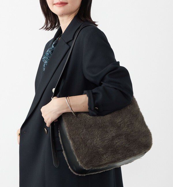 SHIPS Colors 「SHIPS Colors:ボア コンビ ワンショルダー バッグ」|ショルダー・メッセンジャー|