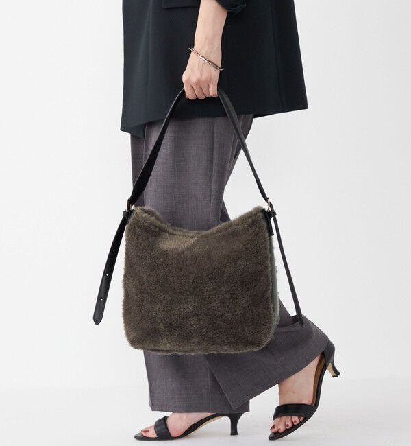 SHIPS Colors 「SHIPS Colors:ボア コンビ ワンショルダー バッグ」|ショルダー・メッセンジャー|