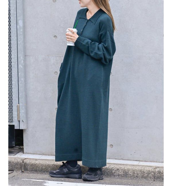 OUTDOOR PRODUCTS Usual Things「プレッピーポロニットワンピース」|ワンピース|