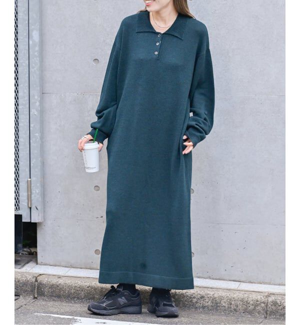 OUTDOOR PRODUCTS Usual Things「プレッピーポロニットワンピース」|ワンピース|