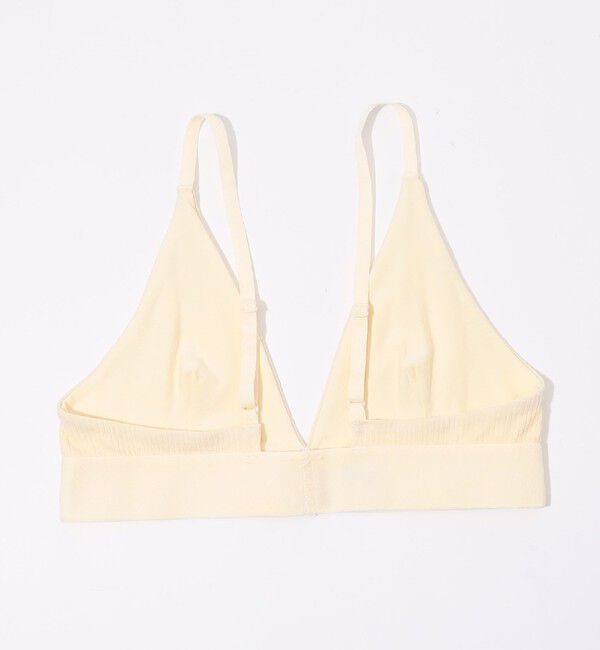 TOMORROWLAND BUYING WEAR「BASE RANGE コットンリブ トライアングルブラトップ」|インナー|