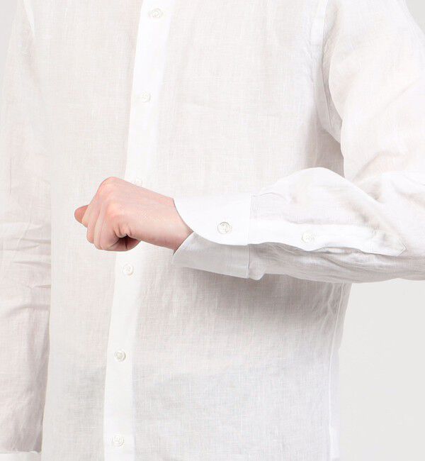 TOMORROWLAND MENS「アイリッシュリネン ボタンダウンシャツ」|シャツ・ブラウス|