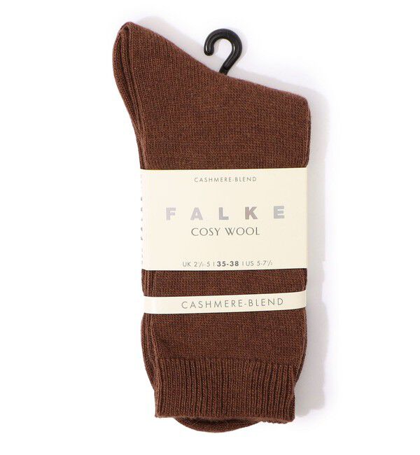 TOMORROWLAND GOODS「FALKE Cosy ウールブレンドソックス」|ソックス|49 ダークブラウン