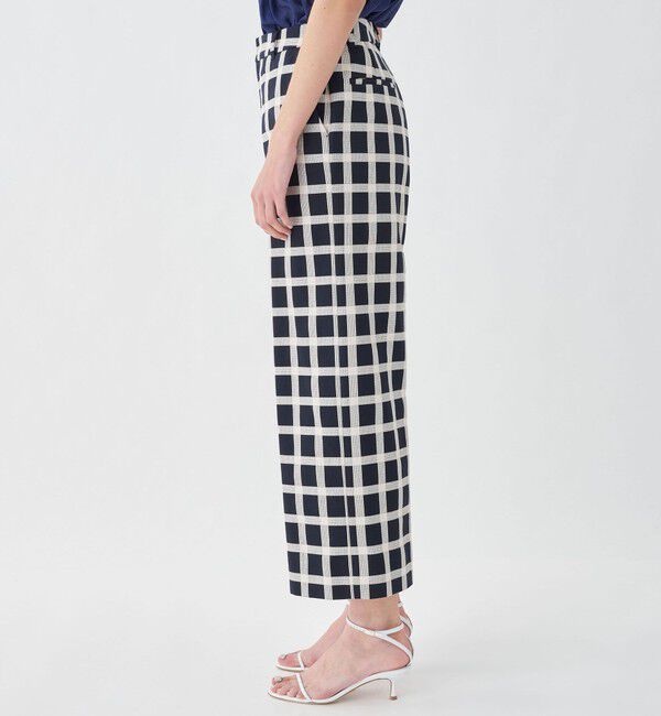 TOMORROWLAND collection「ドビータッターチェック ワイドストレートパンツ」|その他|