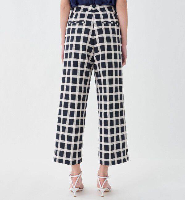 TOMORROWLAND collection「ドビータッターチェック ワイドストレートパンツ」|その他|