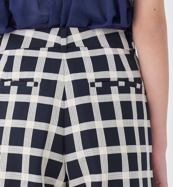 TOMORROWLAND collection「ドビータッターチェック ワイドストレートパンツ」|その他|