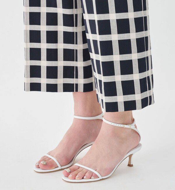 TOMORROWLAND collection「ドビータッターチェック ワイドストレートパンツ」|その他|