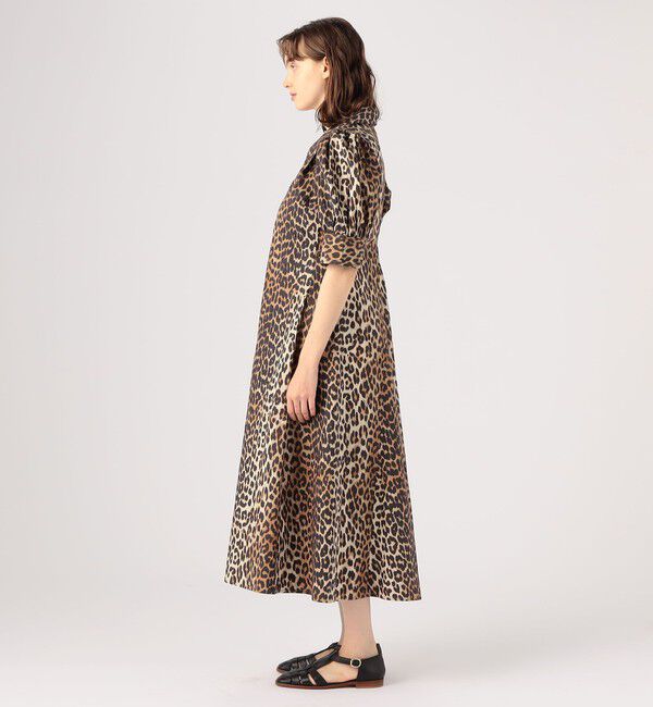 TOMORROWLAND BUYING WEAR「GANNI レオパード オーガニックコットンドレス」|ワンピース|