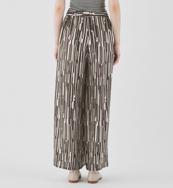 GALERIE VIE「シルクハブタエプリント イージーワイドパンツ」|その他|