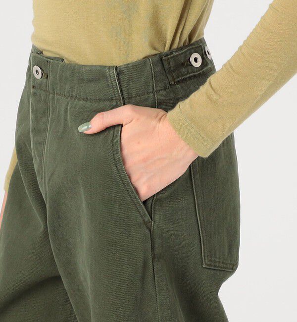 GALERIE VIE「シーアイランドカラーデニム コクーンパンツ」|チノ|