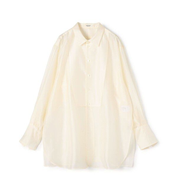 MACPHEE「シースルーローンボザムチュニックシャツ」|シャツ・ブラウス|11 ホワイト