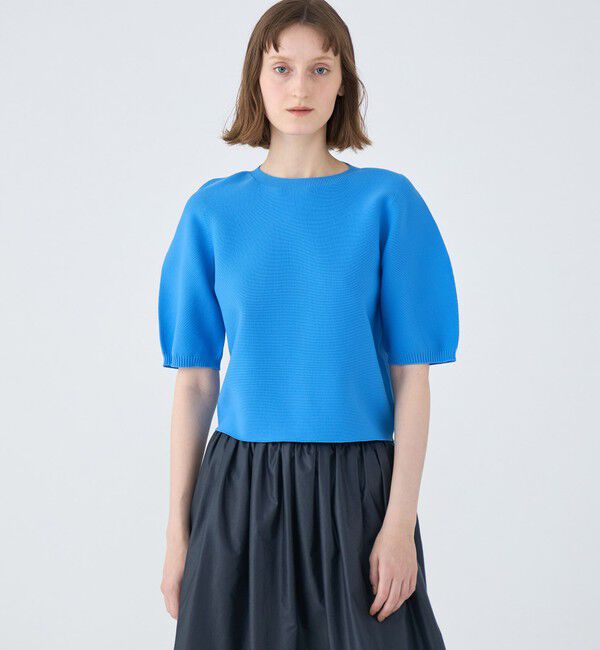 MACPHEE「フォームニット クルーネックプルオーバー」|ニット・セーター|