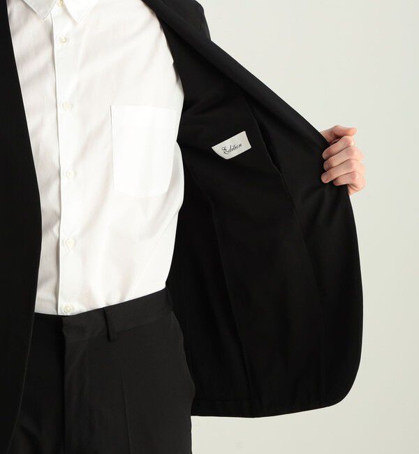 Edition「NS.ポリエステル ノーカラージャケット」|ノーカラージャケット|