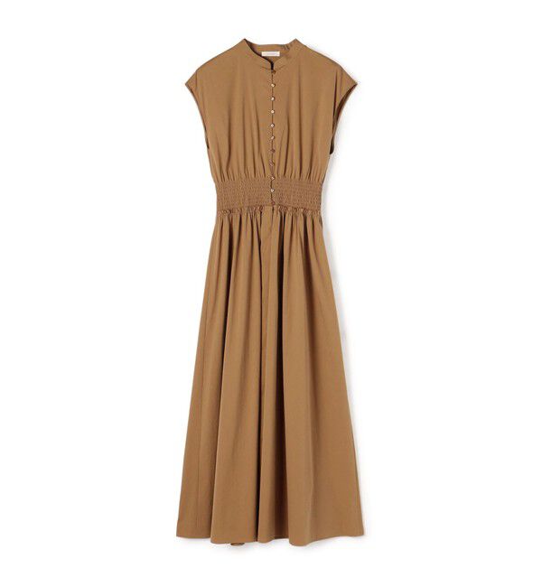 DES PRES「ストレッチポプリン フレンチスリーブワンピース」|ワンピース|