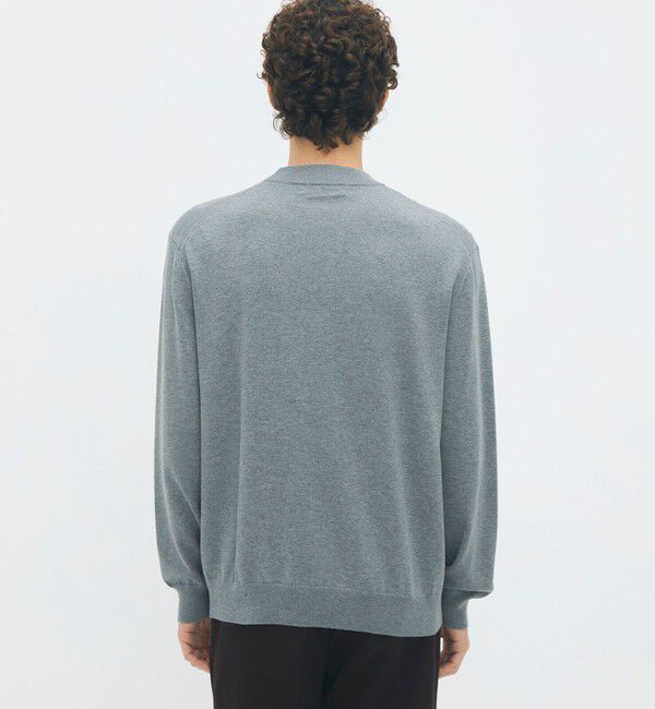 CABaN「コットンカシミヤ プレーンモックネックプルオーバー」|ニット・セーター|