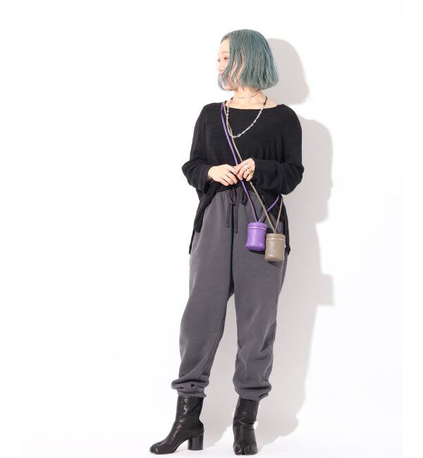  「【blancle/ ブランクレ】S.LETHER/M.LEATHER CYLINDER BAG」|ショルダー・メッセンジャー|