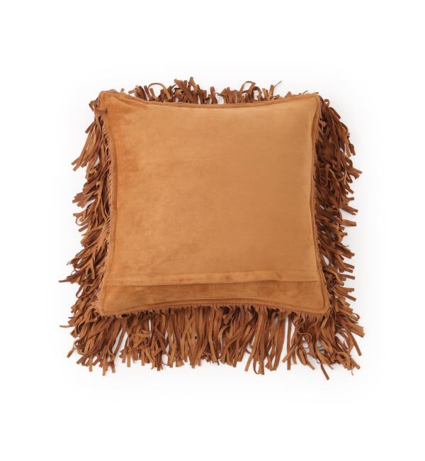journal standard Furniture「SUEDE FRINGE CUSHION　クッションカバー45cm」|クッション・クッションカバー|