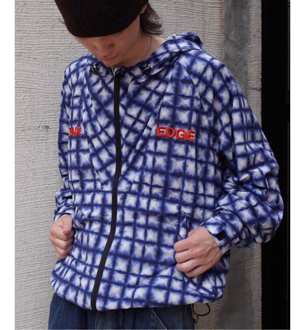 JOINT WORKS「WOKE EDGE/ウォークエッジTiedye Check  Parka」|その他|ブルー A