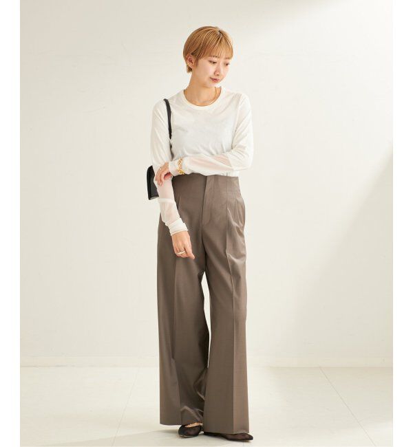 Plage「《WEB限定追加》R'IAM Sheer Cuff プルオーバー」|Tシャツ・カットソー|