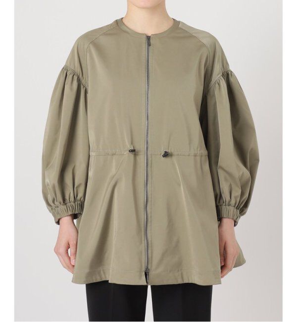 VERMEIL par iena「ノーカラーギャザーZIPブルゾン」|その他|