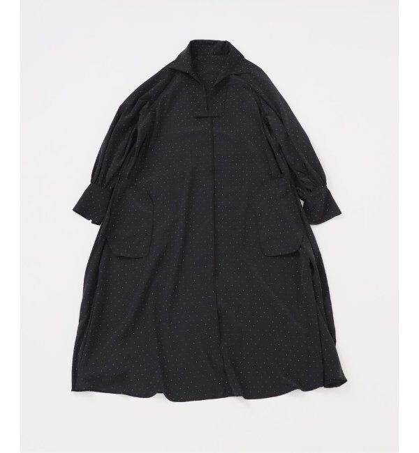 IENA「《WEB限定/追加》ドットサッシュワンピース」|ワンピース|