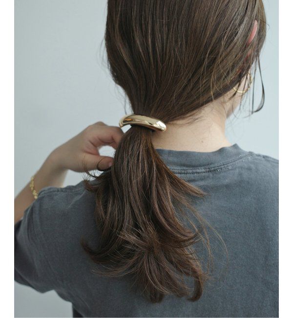 SLOBE IENA「JAMIRAY/ジャミレイ CHANKY HAIR TIE 244-270117」|その他|ゴールド