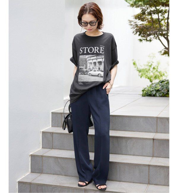 SLOBE IENA「《WEB限定/追加2》LIFEフォトルーズTEE」|Tシャツ・カットソー|