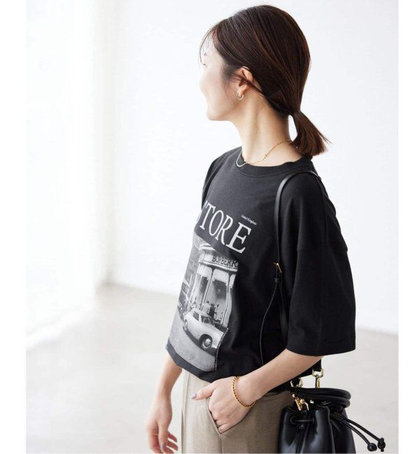 SLOBE IENA「《WEB限定/追加2》LIFEフォトルーズTEE」|Tシャツ・カットソー|