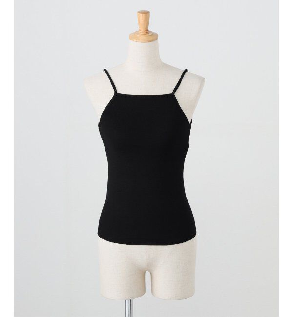 IENA LA BOUCLE「NICENICE MOMENT/ナイスナイスモーメント STRAP キャミソール N1-25A-002」|インナー|ブラック