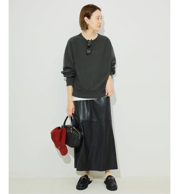 SLOBE IENA「《追加2》Champion/チャンピオン SLOBE別注 無地ガゼットスウェット」|スウェット・ジャージ|