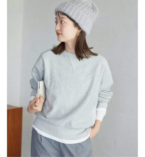 SLOBE IENA「《追加2》Champion/チャンピオン SLOBE別注 無地ガゼットスウェット」|スウェット・ジャージ|