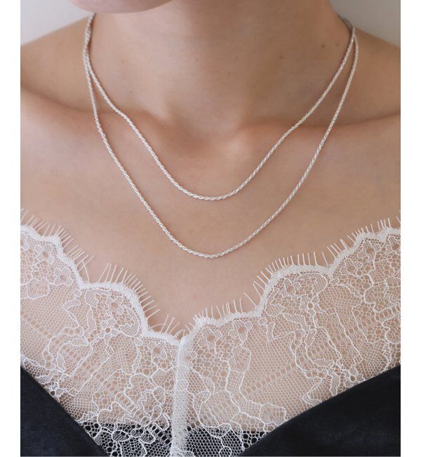 SLOBE IENA「unique/ユニーク SLOBE別注 85cm ロープチェーンネックレス」|ネックレス|