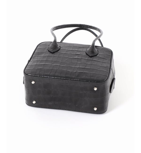 VERMEIL par iena「MAISON CANAU メゾン カナウ ボックスボストンS 別注ロングハンドル MCLH3DB2」|ボストンバッグ|