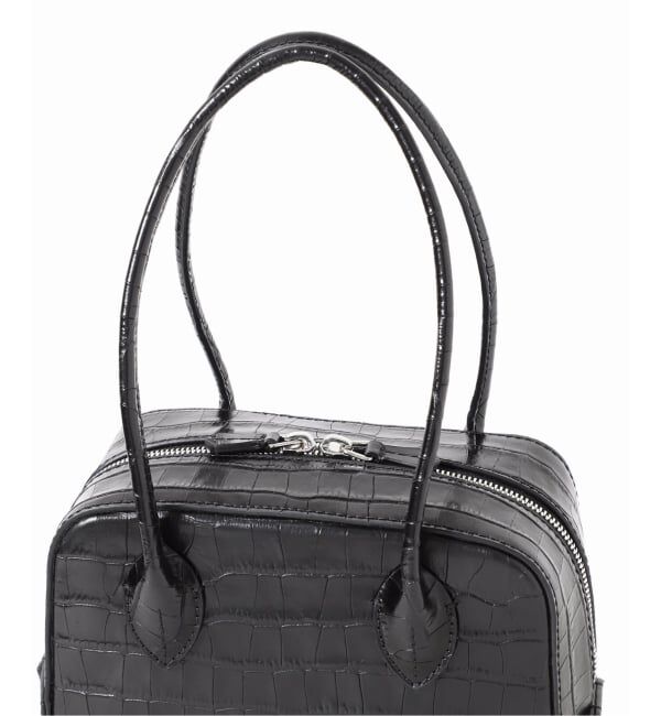 VERMEIL par iena「MAISON CANAU メゾン カナウ ボックスボストンS 別注ロングハンドル MCLH3DB2」|ボストンバッグ|