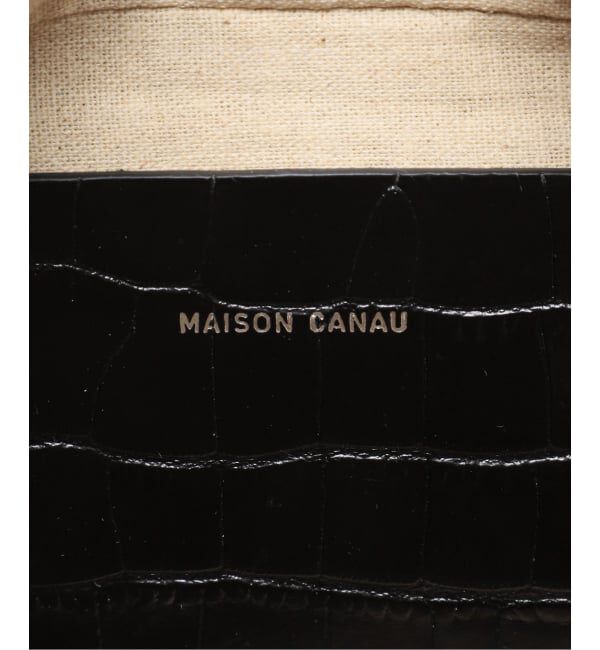 VERMEIL par iena「MAISON CANAU メゾン カナウ ボックスボストンS 別注ロングハンドル MCLH3DB2」|ボストンバッグ|