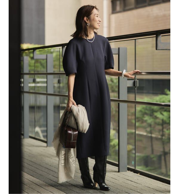 VERMEIL par iena「MAISON CANAU メゾン カナウ ボックスボストンS 別注ロングハンドル MCLH3DB2」|ボストンバッグ|