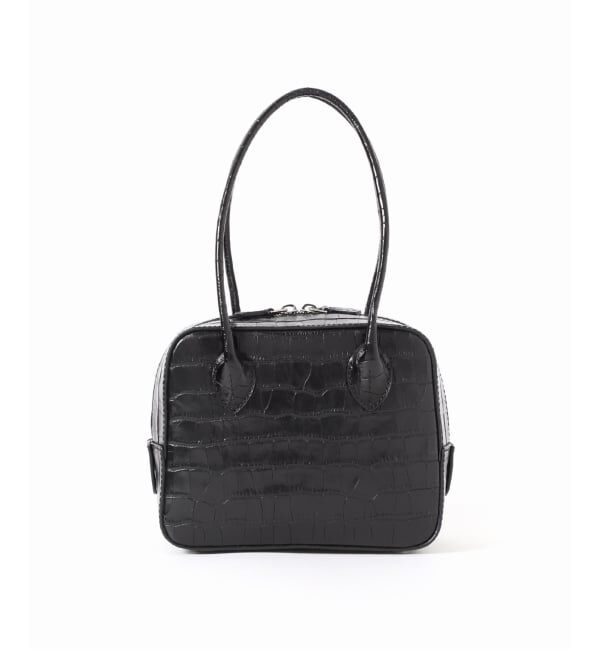 VERMEIL par iena「MAISON CANAU メゾン カナウ ボックスボストンS 別注ロングハンドル MCLH3DB2」|ボストンバッグ|