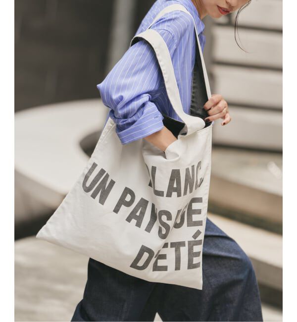 IENA「《WEB限定追加》IENA BLANC COTTON BAG」|トートバッグ|