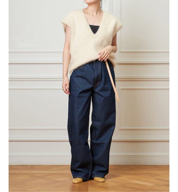 IENA LA BOUCLE「NEEDBY heritage/ニードバイヘリテージ KOH デニム N1CM01237IBN」|デニム|