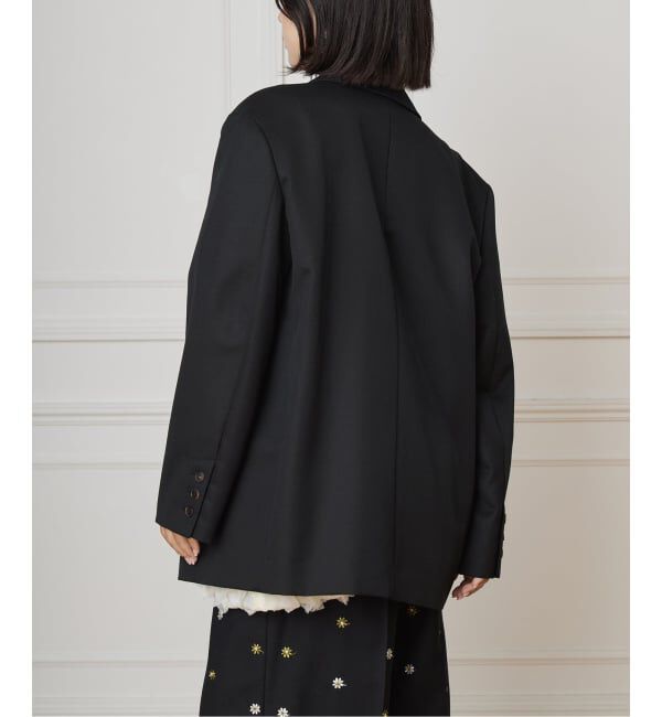 IENA LA BOUCLE「IENA LA BOUCLE ウールモヘヤ2Bジャケット」|テーラードジャケット|