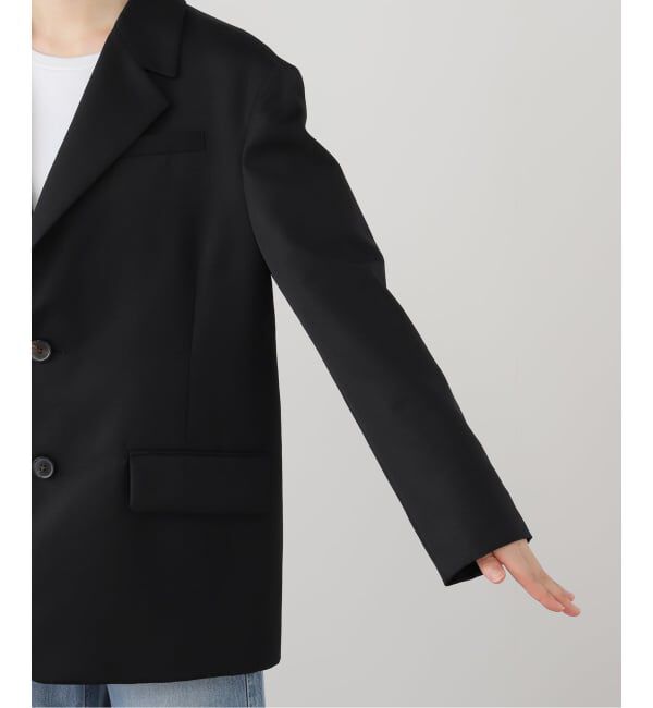 IENA LA BOUCLE「IENA LA BOUCLE ウールモヘヤ2Bジャケット」|テーラードジャケット|