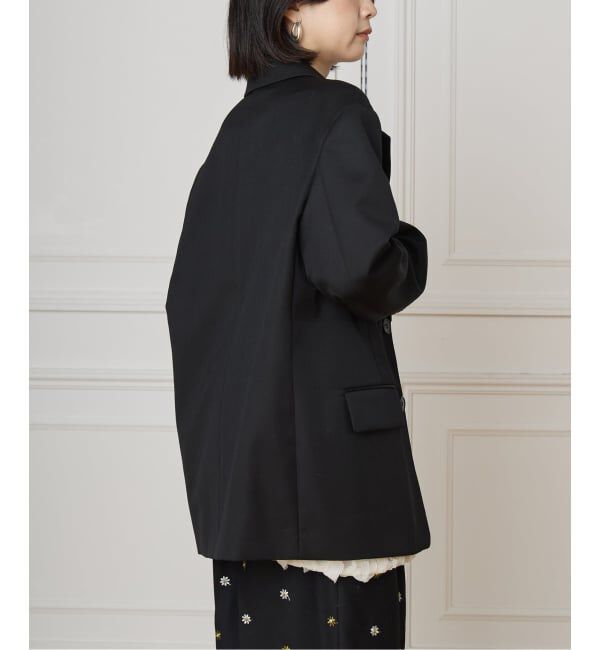 IENA LA BOUCLE「IENA LA BOUCLE ウールモヘヤ2Bジャケット」|テーラードジャケット|