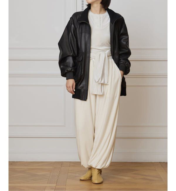 IENA LA BOUCLE「IENA LA BOUCLE トリアセベロアキャミソール」|キャミソール|