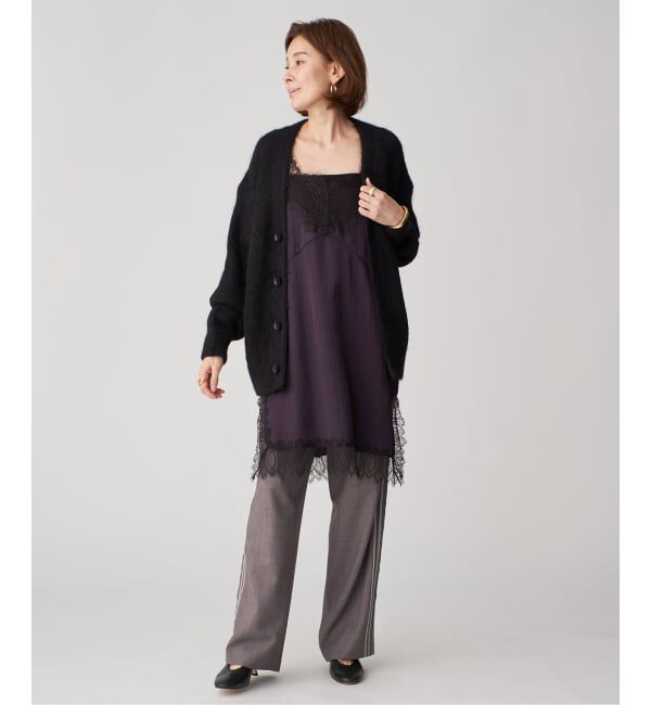 VERMEIL par iena「SLOANE スローン 3G天竺アルパカxウール Vネックカーディガン SL10W-980」|カーディガン|